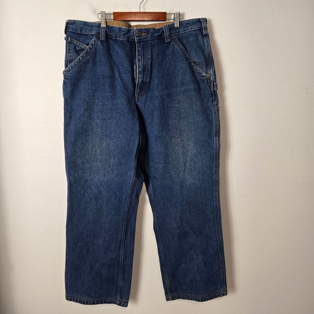 Duluth Trading Co Men's Size 40 x 30 Ballroom Carpenter Utility Jeans 8 Pockets